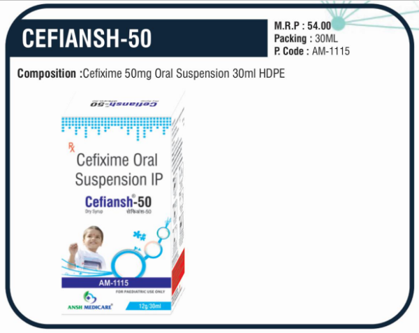 CEFIANSH-50 (Cefixime 50mg)