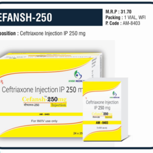 CEFANSH-250 (Ceftriaxone Injection IP 250mg)