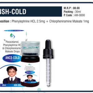 ANSH-COLD Drops (Phenylephrine HCl 2.5mg + Chlorpheniramine Maleate 1mg)