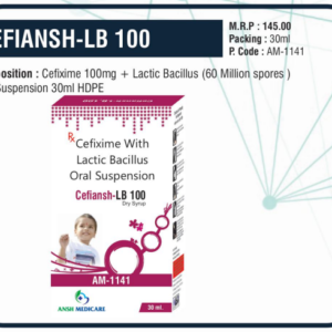 CEFIANSH-LB 100 (Cefixime 100mg ➕ Lactic Bacillus 60 Million Spores)