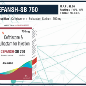 CEFANSH-SB 750mg (Ceftriaxone + Sulbactam Sodium)