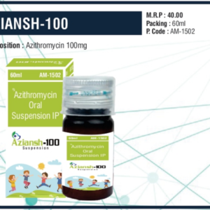 AZIANSH-100 60ML (Azithromycin 100mg)