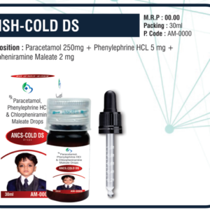 ANSH-COLD DS Drops (Paracetamol + Phenylephrine HCl + Chlorpheniramine Maleate)