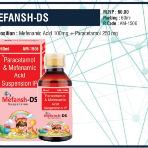 MEFANSH-DS 60ML (Mefenamic Acid 100mg + Paracetamol 250mg)