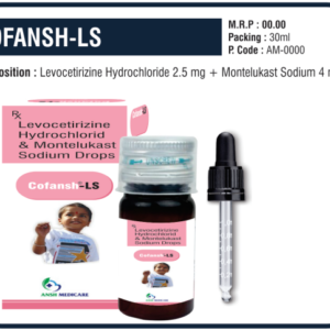 COFANSH-LS Drops (Levocetirizine Hydrochloride 2.5mg + Montelukast Sodium 4mg)