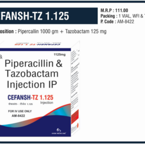 CEFANSH-TZ 1.125 (Piperacillin 1000 mg + Tazobactam 125 mg)