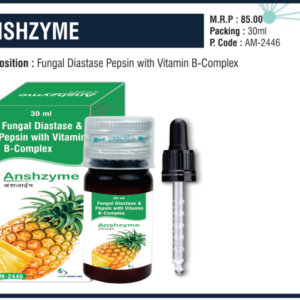 ANSHZYME Drops (Fungal Diastase + Pepsin + Vitamin B-Complex)