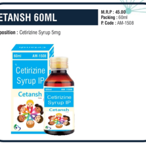 CETANSH 60ML (Cetirizine Syrup 5mg)