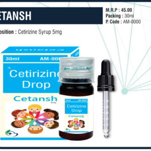 CETANSH-D Drops (Cetirizine 5mg)