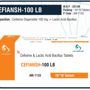 CEFIANSH-100 LB (Cefixime Dispersible 100 mg + Lactic Acid Bacillus)