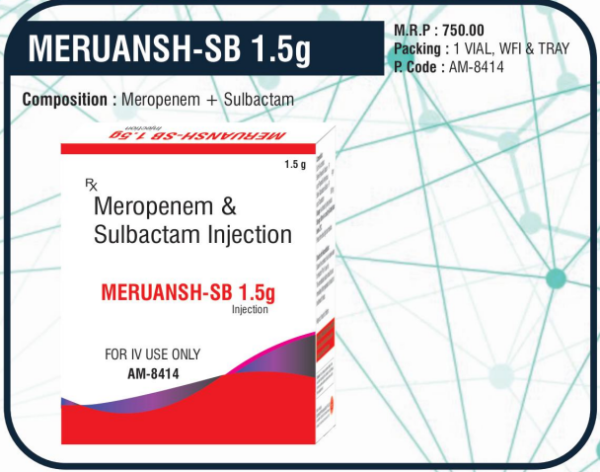 MERUANSH-SB 1.5g (Meropenem + Sulbactam)