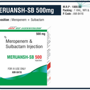MERUANSH-SB 500mg (Meropenem + Sulbactam)
