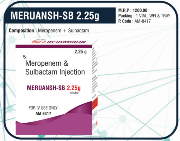 MERUANSH-SB 2.25g (Meropenem + Sulbactam)