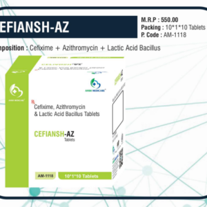 CEFIANSH-AZ (Cefixime + Azithromycin + Lactic Acid Bacillus)