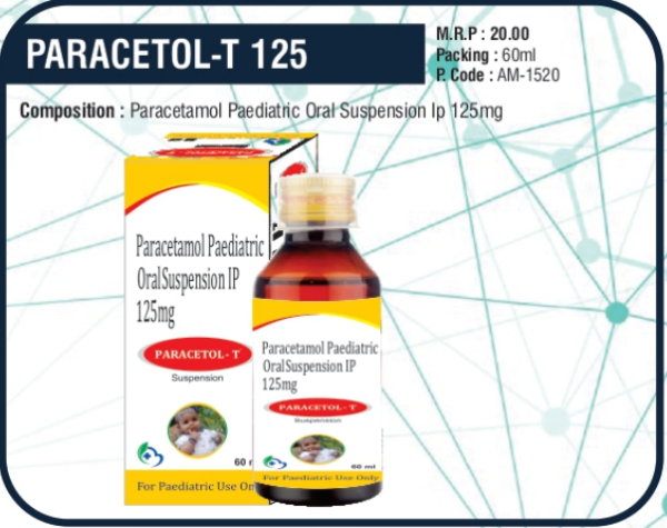 PARACETOL-T 125 (Paracetamol 125mg) 🌟