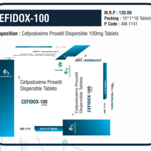 CEFIDOX-100 (Cefpodoxime Proxetil Dispersible 100 mg)