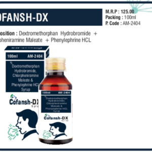 COFANSH-DX 100ml (Dextromethorphan Hydrobromide + Chlorpheniramine Maleate + Phenylephrine HCL)