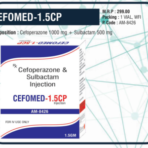 CEFOMED-1.5CP (Cefoperazone 1000 mg + Sulbactam 500 mg) 🌟
