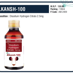 ALKANSH-100 100ml (Disodium Hydrogen Citrate 2.5mg)