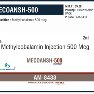 MECOANSH-500 (Methylcobalamin 500 mcg)
