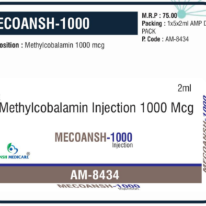 MECOANSH-1000 (Methylcobalamin 1000 mcg) 🌟