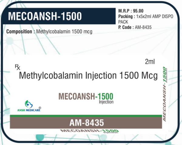 MECOANSH-1500 (Methylcobalamin 1500 mcg) 🌟