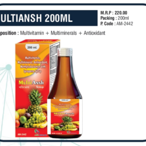MULTIANSH 200ml (Multivitamin + Multiminerals + Antioxidant)