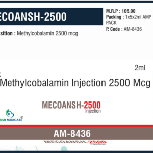 MECOANSH-2500 (Methylcobalamin 2500 mcg)