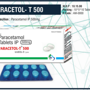 PARACETOL-T 500 (Paracetamol IP 500mg)