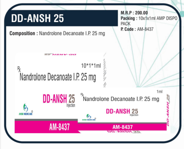 DD-ANSH 25 (Nandrolone Decanoate I.P. 25mg)