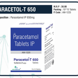PARACETOL-T 650 (Paracetamol IP 650mg)