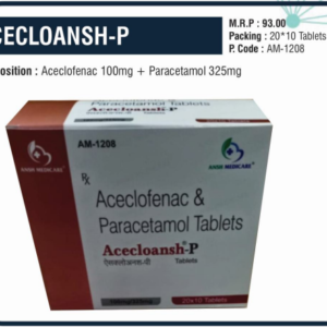 ACECLOANSH-P (Aceclofenac 100mg + Paracetamol 325mg)