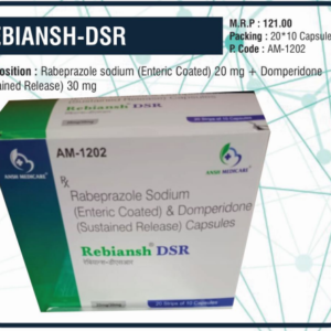 REBIANSH-DSR (Rabeprazole Sodium 20mg + Domperidone 30mg)