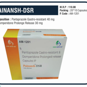 PAINANSH-DSR (Pantoprazole 40mg + Domperidone 30mg)