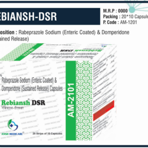 REBIANSH-DSR (Rabeprazole 20mg + Domperidone 30mg)