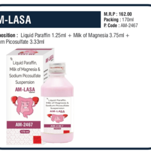 AM-LASA (Liquid Paraffin 1.25ml + Milk of Magnesia 3.75ml + Sodium Picosulfate 3.33ml)