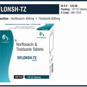 OFLONSH-TZ (Norfloxacin 400mg + Tinidazole 600mg)