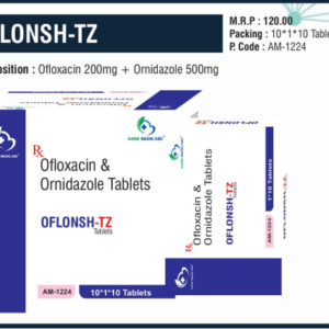 OFLONSH-TZ (Ofloxacin 200mg + Ornidazole 500mg)