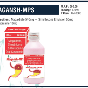 MAGANSH-MPS (Magaldrate + Simethicone + Oxetacaine)