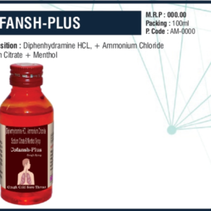 COFANSH-PLUS (Diphenhydramine HCL + Ammonium Chloride + Sodium Citrate + Menthol)