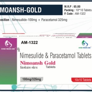 NIMOANSH-GOLD (Nimesulide 100mg + Paracetamol 325mg)