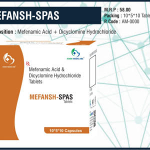 MEFANSH-SPAS (Mefenamic Acid + Dicyclomine Hydrochloride)