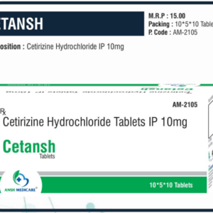 CETANSH (Cetirizine Hydrochloride IP 10mg)