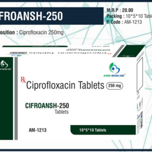 CIFROANSH-250 (Ciprofloxacin 250mg)
