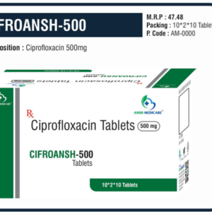 CIFROANSH-500 (Ciprofloxacin 500mg)