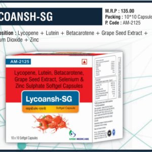 LYCOANSH-SG (+Lycopene + Lutein + Betacarotene + Grape Seed Extract + Selenium Dioxide + Zinc)
